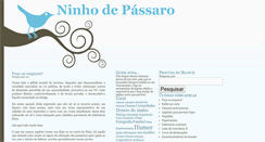 Desktop Screenshot of ninhodepassaro.com