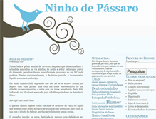 Tablet Screenshot of ninhodepassaro.com